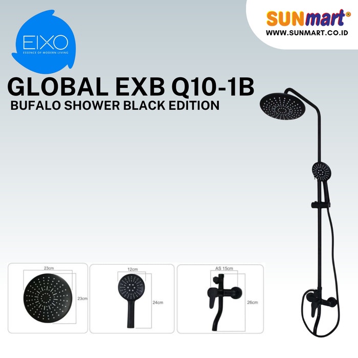 EIXO BUFALO SHOWER COLUMN SET EXB Q10-1B