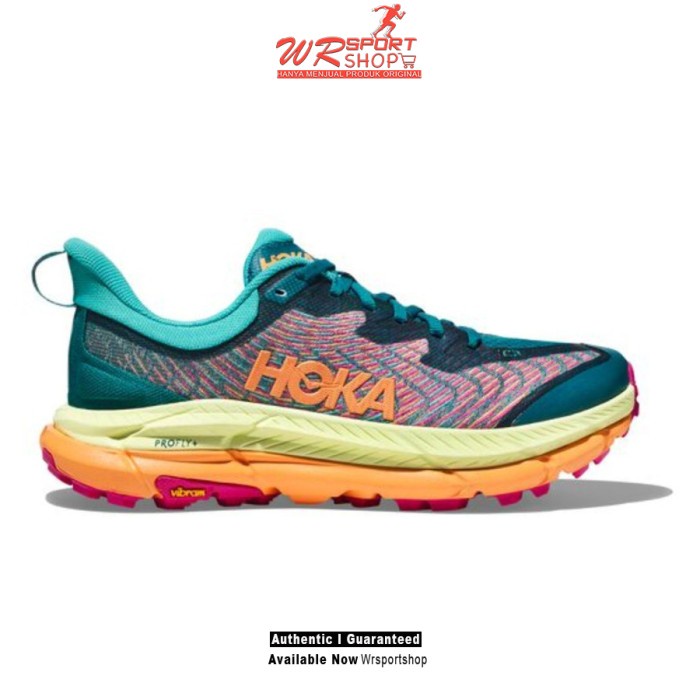 Hoka Mafate Speed 4 Womens Trail Running - Deep Lake / Ceramic ORI