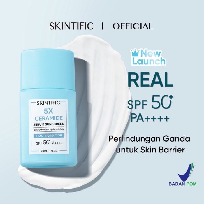 ❤ MEMEY ❤ SKINTIFIC 5X Ceramide Serum Sunscreen Spf50 Pa++++