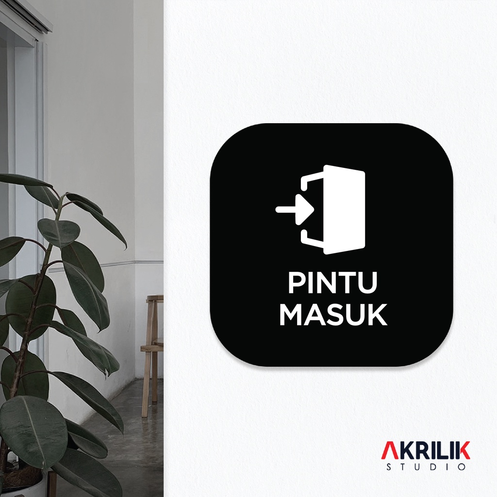 

Sign Board Akrilik Pintu Masuk Papan Acrylic Signage Tempel Dinding Tulisan Label Tanda Petunjuk Rambu Aklirik UV Print Ruang Keuangan Nama Ruangan