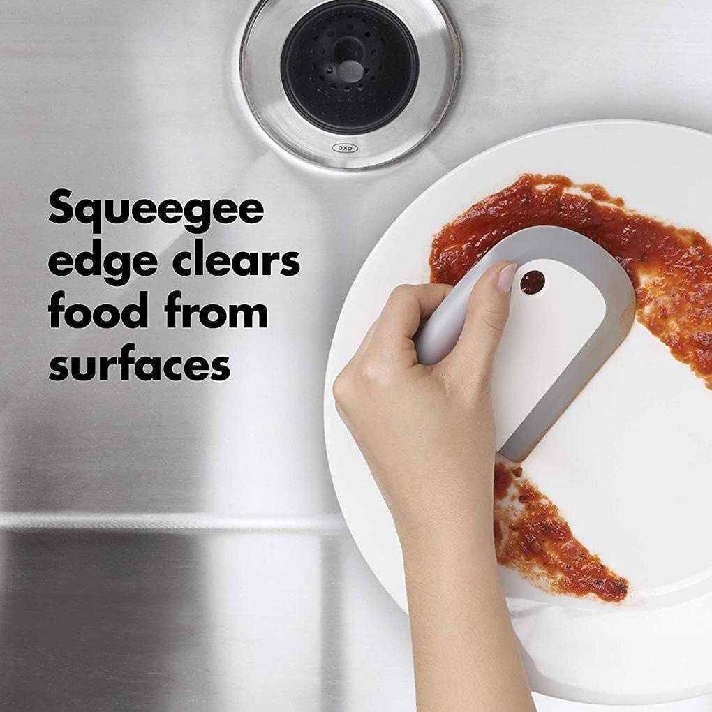 Scraper Pembersih Dapur Spatula Silicone Handheld Cuci Scraper Rumah Baking