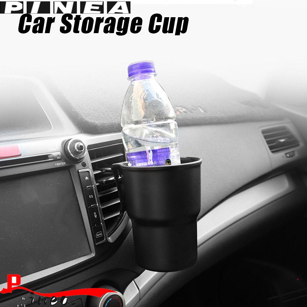 Pineapple Car Storage Cup Bahan Plastik Multi Posisi Mounting Dengan Klip Outlet Udara Tempat Sampah Mini