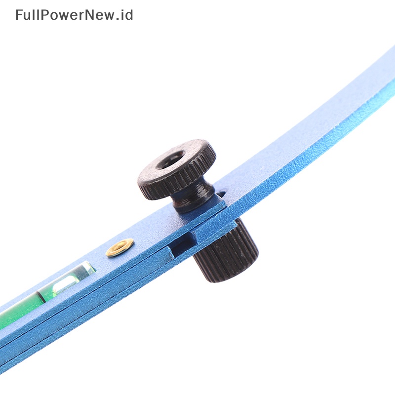 Power Foldable Brow Arrow Line Ruler Alat Ukur Senar Pre Inked Mapping ID