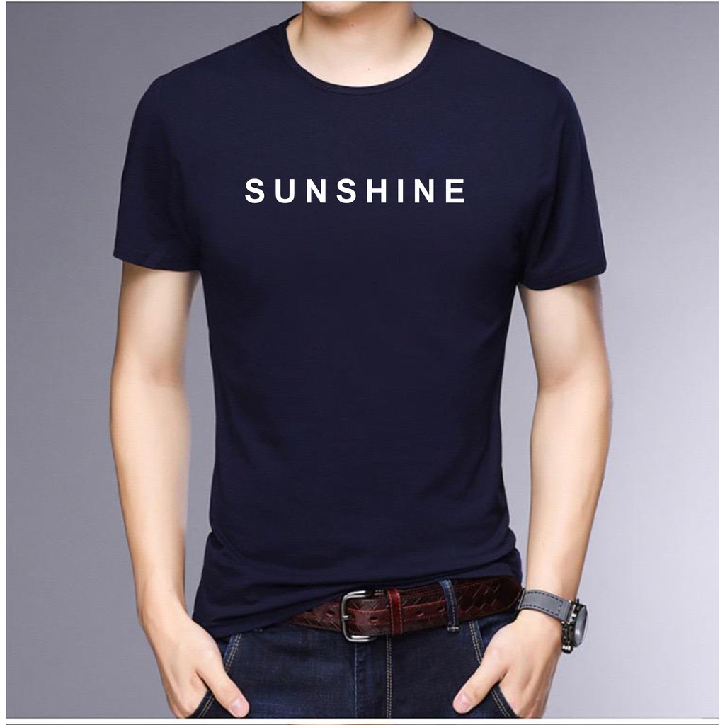 Bisa Bayar Di tempat/ BS//TERLARIS//BAJU KAOS  SUNSHINE  TANGAN PENDEK PRIA DAN WANITA//GOOD QUALITY