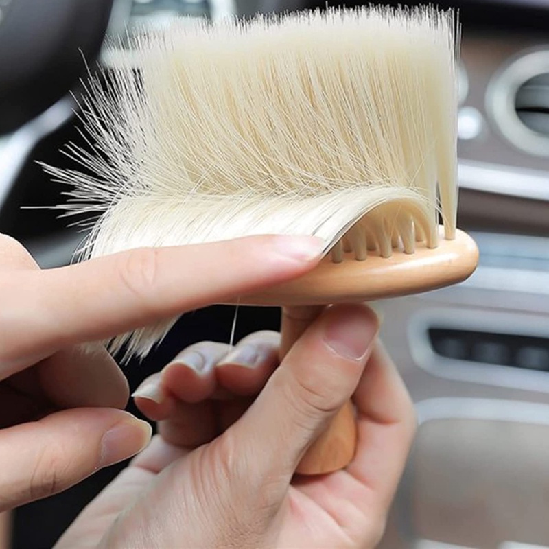 Sikat Debu Interior Otomatis Car Cleaning Brush Portable Ac Mobil Vent Slit Brush High Density Ultra Soft Car