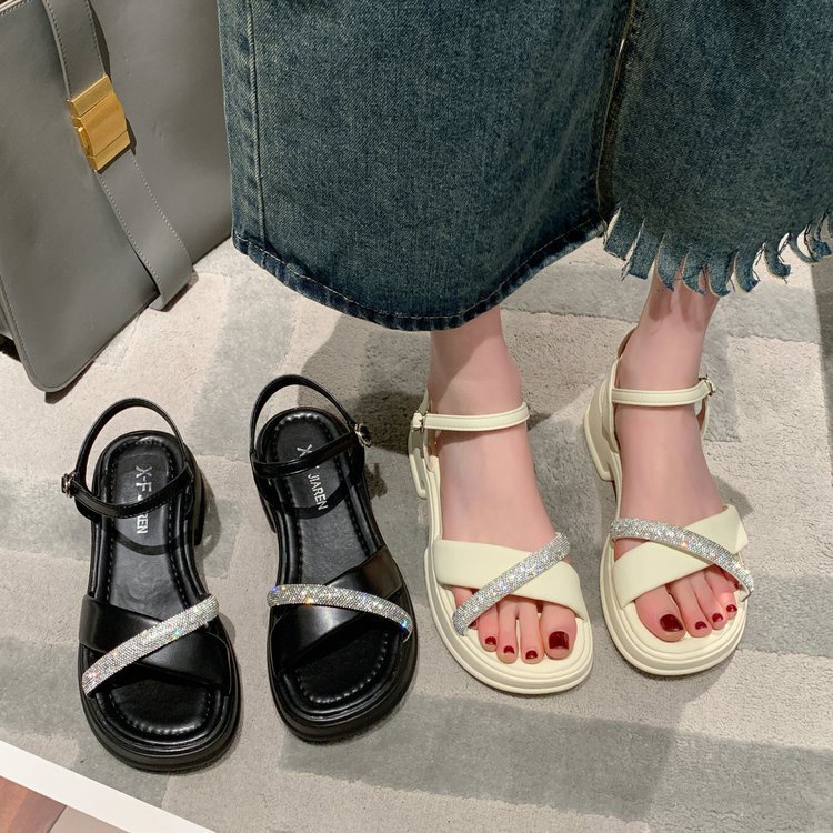 LUMMYSHOP AESPA SANDALS IMPORT FLATFORM DOCMART SNEAKERS  PANTOFEL SEPATU PREMIUM IMPORT