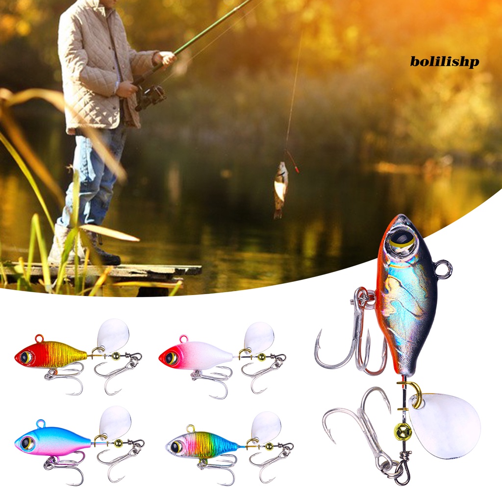 Bo-5.8cm/14g Umpan Pancing Tenggelam Tajam Kait Payet Warna Cerah 3D Mata Angling Bentuk Hidup Menarik Perhatian Umpan Ikan Alat Pancing