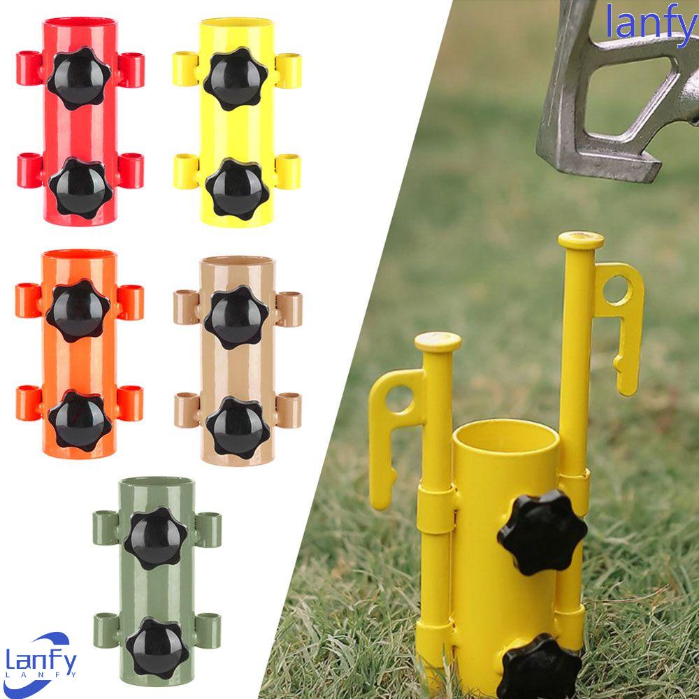 Lanfy Kanopi Tiang Pemegang Adjustable Hiking Strut Pipa Tetap Kerai Tiang Tenda Awning Aksesoris Sky Rod Holder