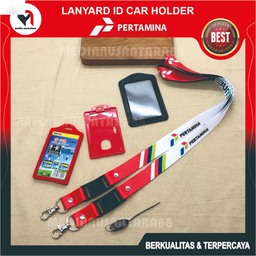 

Lanyar PERTAMINA Tali ID Card Printing 2 Sisi