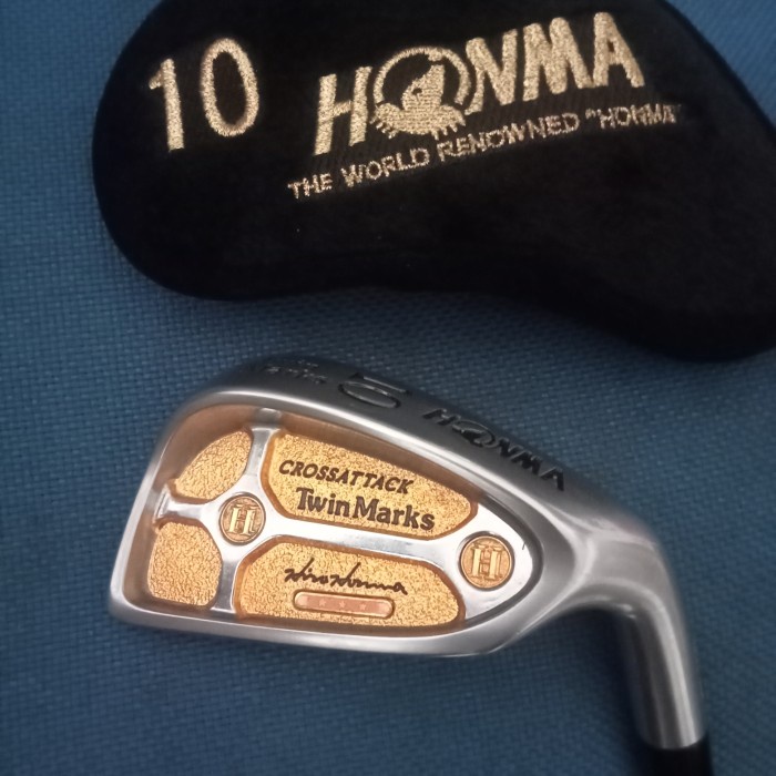 STIK GOLF IRON NO 10 HONMA TWIN MARKS CROSSATTACK BINTANG (3)