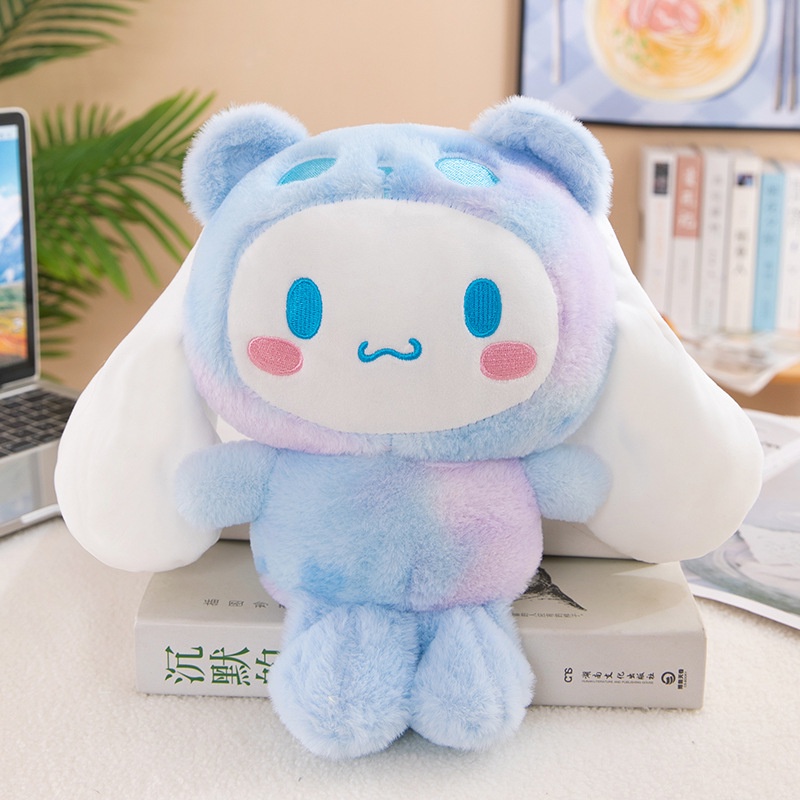 Kuromi Plush Toy Melody Cinnamoroll Boneka Warna-Warni Baru Sebagai Hadiah Ulang Tahun Untuk Anak Perempuan