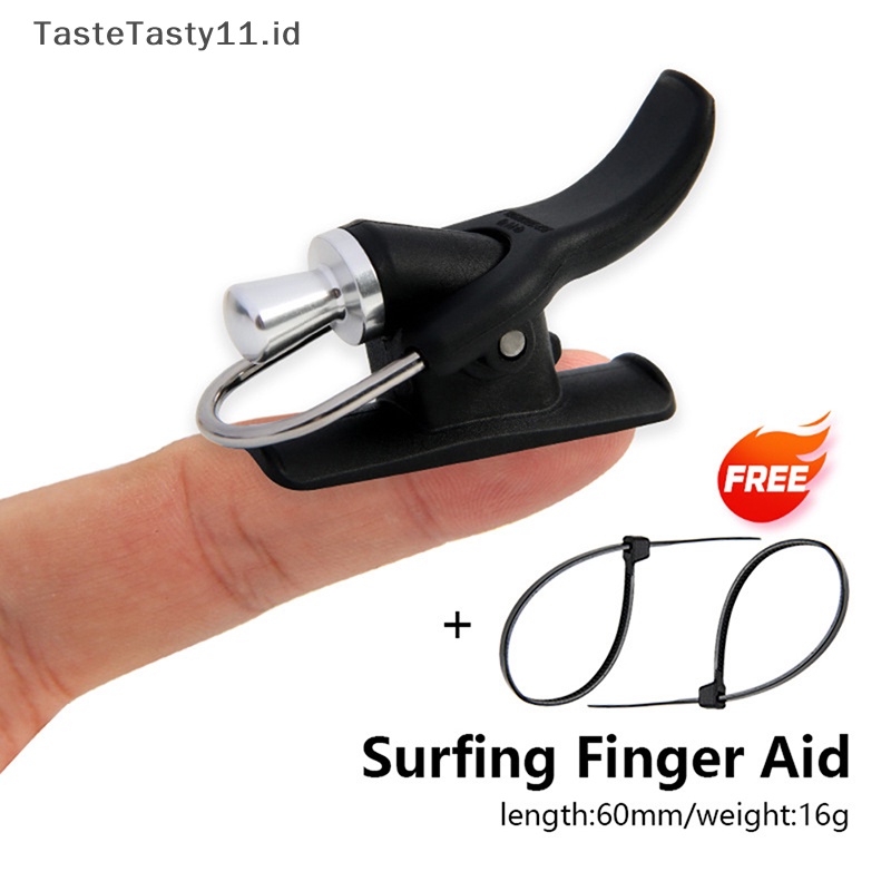 Tastetasty 1PC Baru Breakaway Marine Fishing Launch Gun Clamp Tombol Jempol Surfing Casg Trigger Barrel Clip Fish Finger Protector Alat.