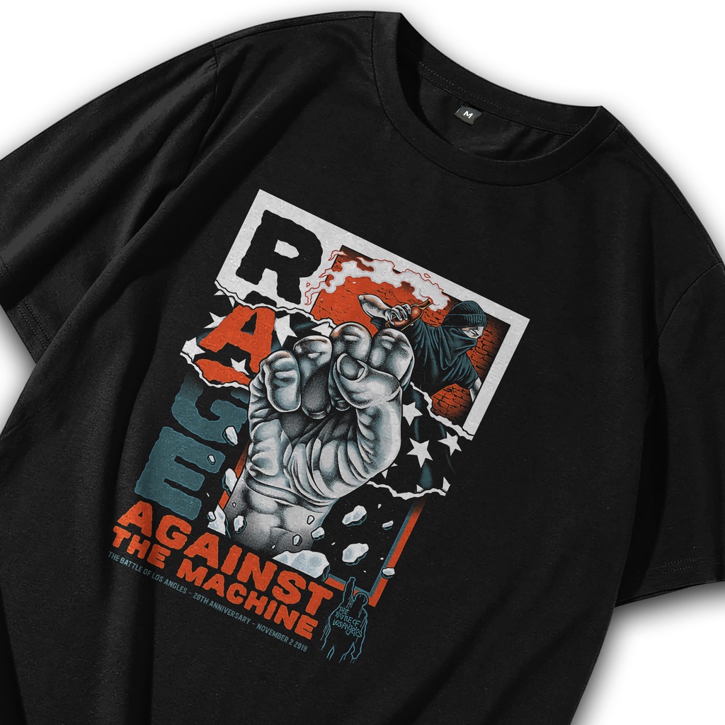 Kaos Rock Rage Against the Machine - The Battle of Los Angeles / Baju Rock RATM / T shirt Rock / Kao
