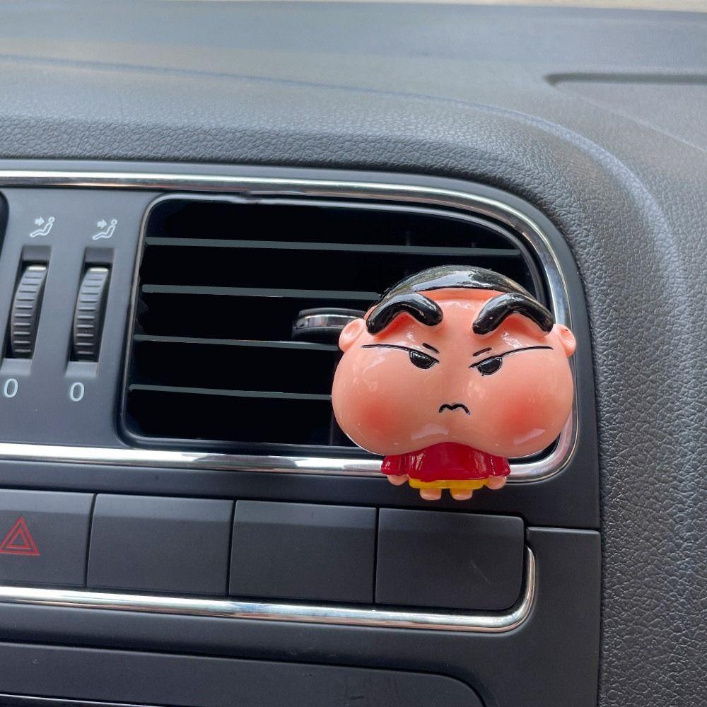 Lanfy Mobil Aromatherap Cilp Car-styling Anime Crayon Shin-chan Resin SpongeBob Ventilasi Udara Ornamen