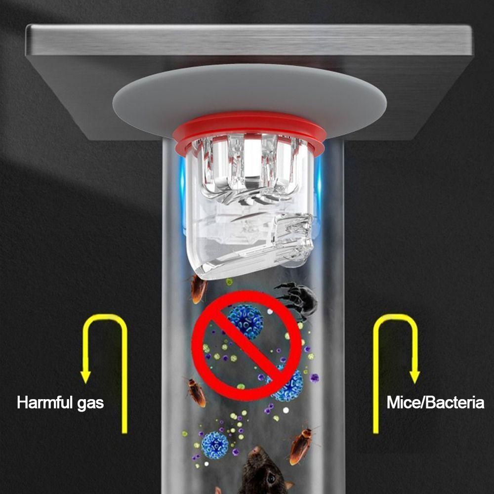 TOP Floor Drain Aksesoris Kamar Mandi Sumbat Selokan Bermanfaat Pencegah Serangga Colander Anti Bau