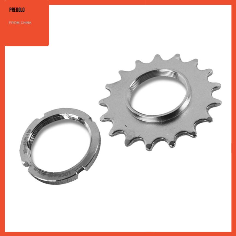 [Predolo] Track Bike Freewheel Fixed Gear Roda Gila Sprocket Kecepatan Tunggal