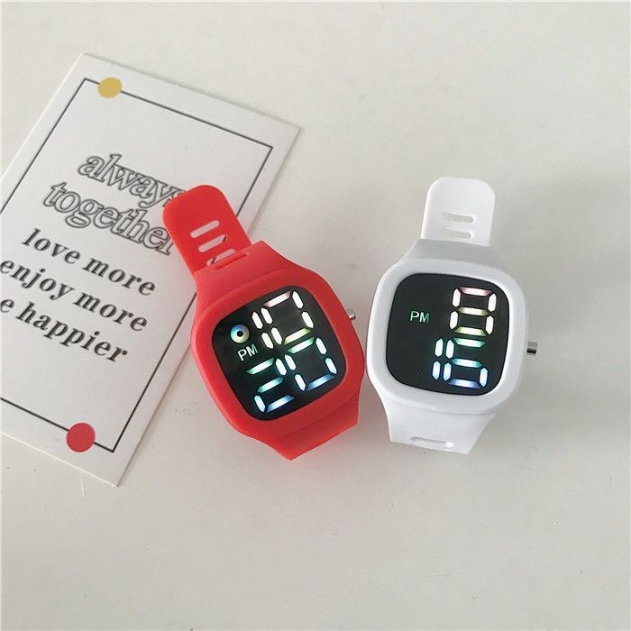 MMM Jam Tangan Digital LED Rubber Pria Wanita 6795 Strap Rubber Electronic Unisex Fashion Import Tahan Air Electronic Fashion Couple Anak Remaja Import Murah