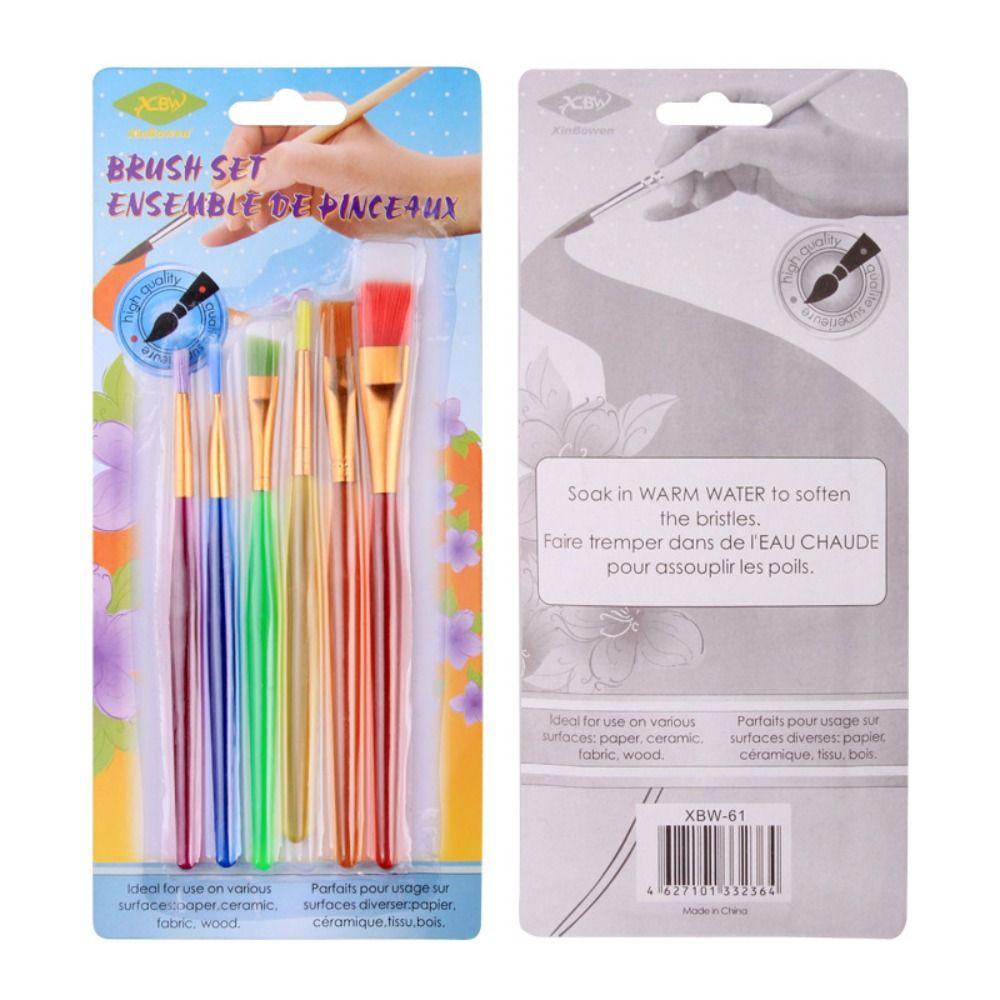 Lanfy Art Paint Brushes Profesional Anak Menggambar Alat Tulis Cat Air Siswa Painting Kits