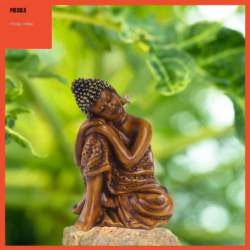 [Predolo] Patung Buddha Resin Patung Buddha Thailand Untuk Meja Taman Ruang Tamu