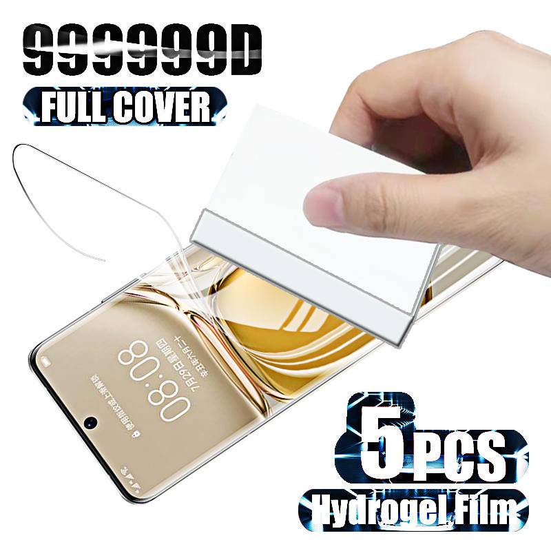 5pcs Film Hydrogel Full Cover Untuk Huawei Nova 11 10 9 8 7 5 5i Pro SE Youth Pelindung Layar Untuk Nova Plus Y60 Y61 Y70 Plus Y71 Y90 10Z 8i 7i 5T 4e 3i 2e