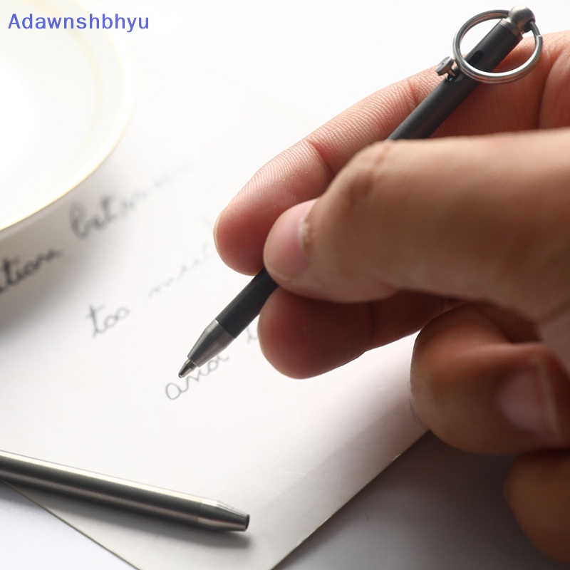 Adhyu Gantungan Kunci Gadget Pulpen Titanium Mini Portabel Outdoor Praktis Pen ID