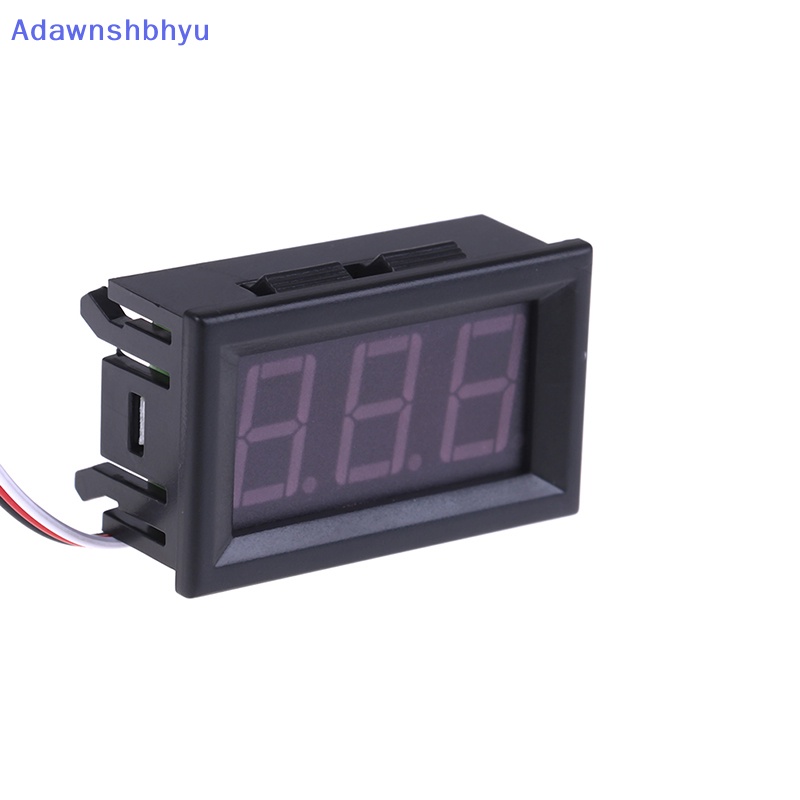 Adhyu DC 0-30V 3kabel LED digital display panel volt meter Tegangan voltmeter Mobil motor ID