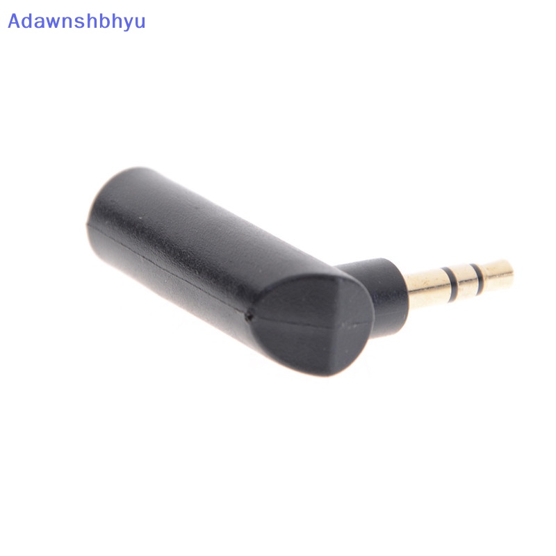 Adhyu 2pcs Bentuk L 3.5mm Sudut Kanan Female Ke 3.5mm Male Plug Adapter Connector ID