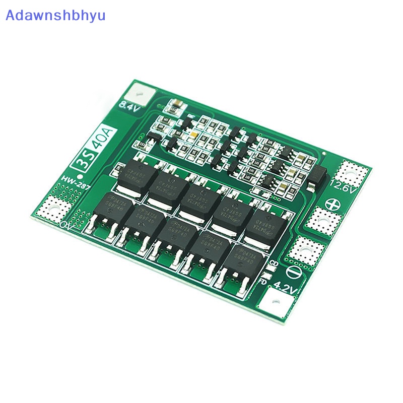 Adhyu 3S 40A Li-ion Lithium Cell Modul BMS Papan Perlindungan Bor Motor 12.6V Dengan Peningkatan ID