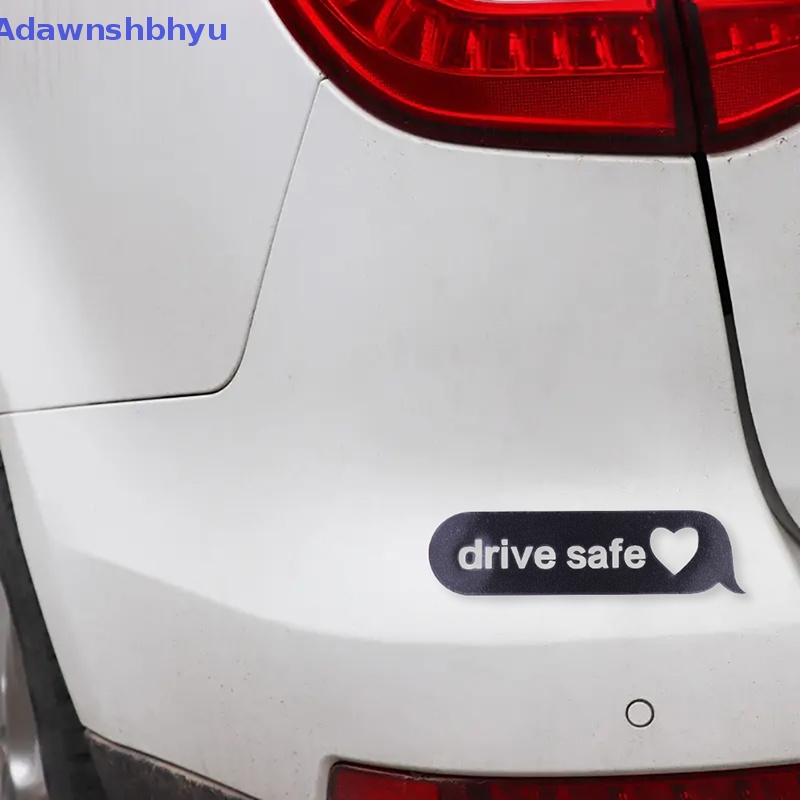 Adhyu 1Pc Drive Safe Tips Stiker Mobil Spion Hias Tahan Air Decals Untuk Car ID