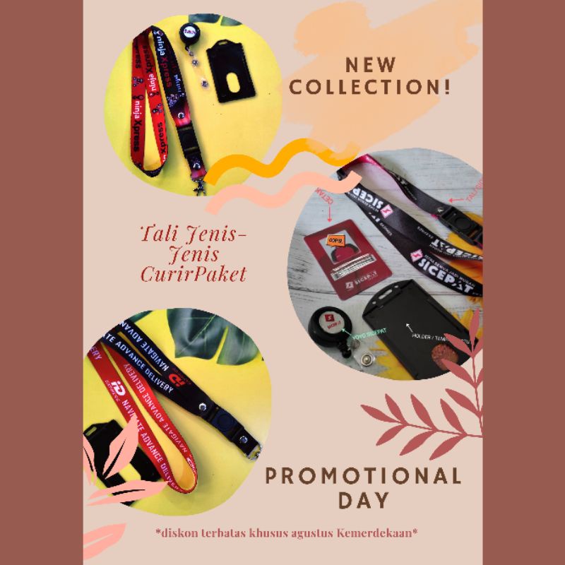 

Tali id Card Ninja Express Si cepat printing dll dan tali Qurir Printing satuan