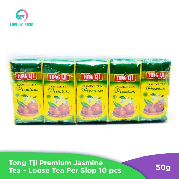 

Tong Tji Premium 5g Jasmine Tea / Loose Tea Per Slop 10 pcs