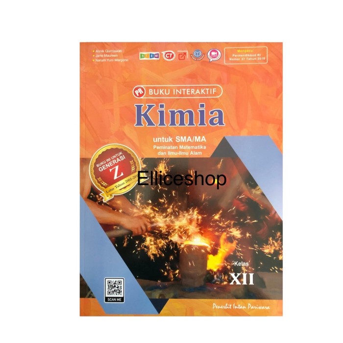 ⭐PROMO BUKU (COD)⭐ Buku PR Interaktif Kimia kelas 12/XII, Intan Pariwara - Tanpa kardus