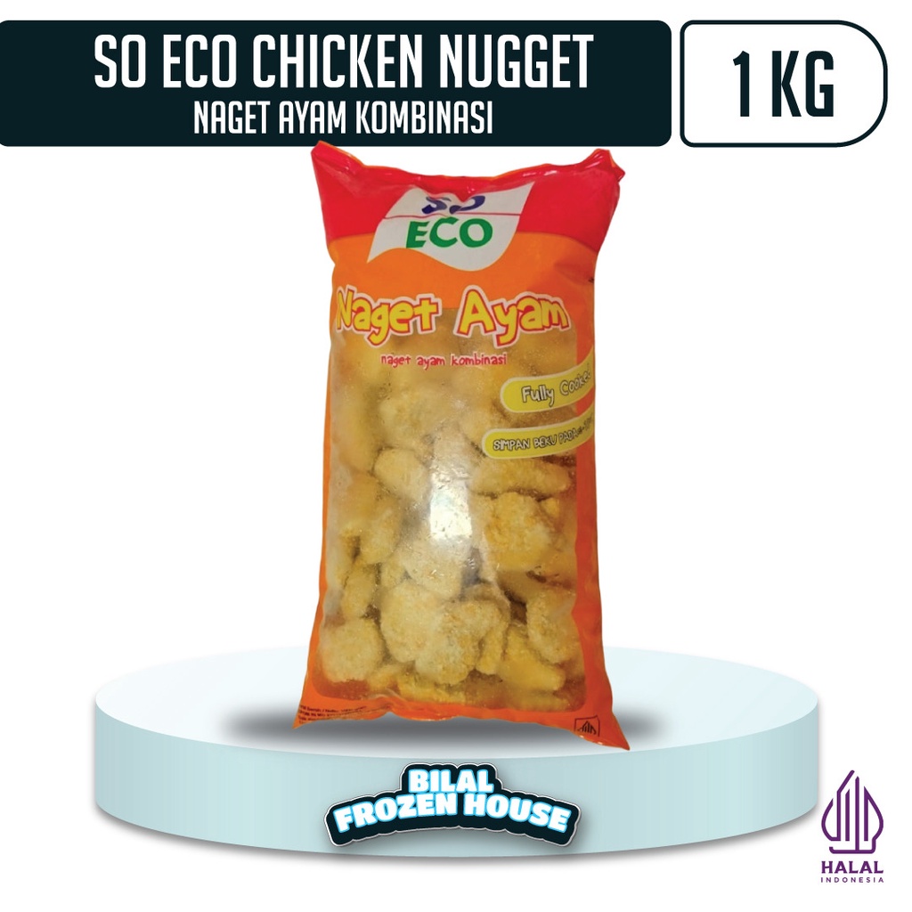 

So Eco Chicken Nugget 1kg - Nugget Ayam Kombinasi