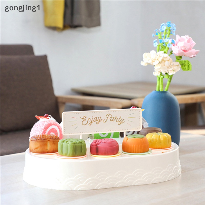 Ggg 1PC Mesin Conveyor Sushi Putar Otomatis Sushi Dessert Display Piring ID