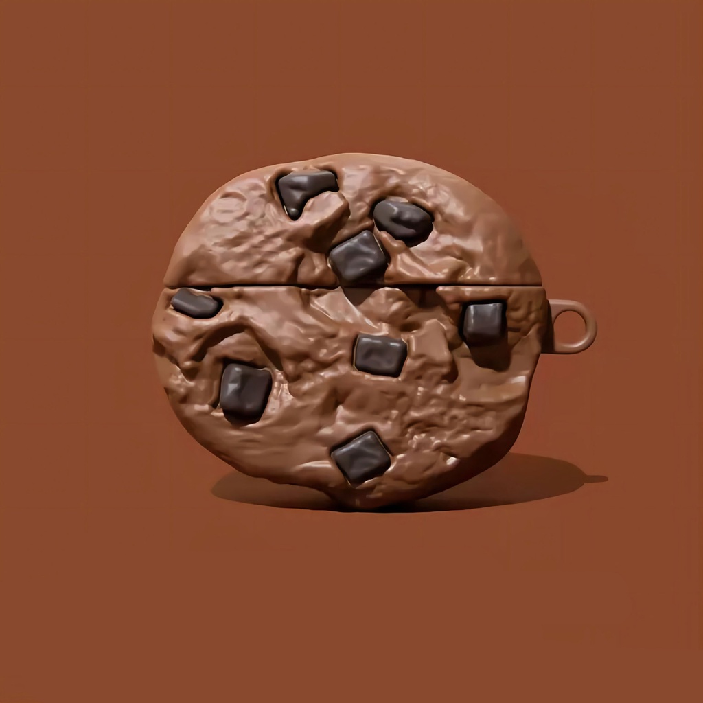 3d Cokelat Cookie Berbentuk Silikon Lembut Anti-Jatuh Bluetooth Earphone Pelindung Untuk Airpods1 2 3 Pro i12 inpods 12 13 Pro i13 Airpods3 TWS Case Cover