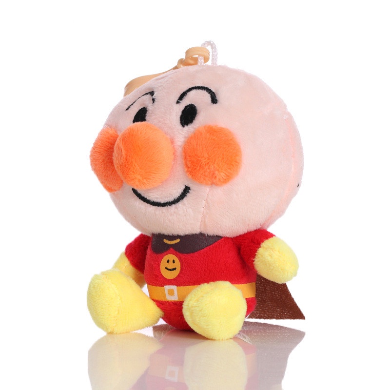 10cm Anime Anpanman Plush Toys Baikinman Dokin-chan Plushies Boneka Mainan Boneka Lembut Untuk Ulang Tahun Anak