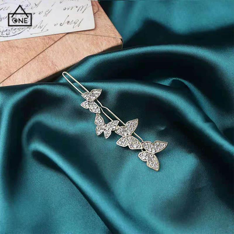 COD❤️Jepit Rambut Butterfly Hairpin Elegance Shining Untuk Korea Fashion-A.one