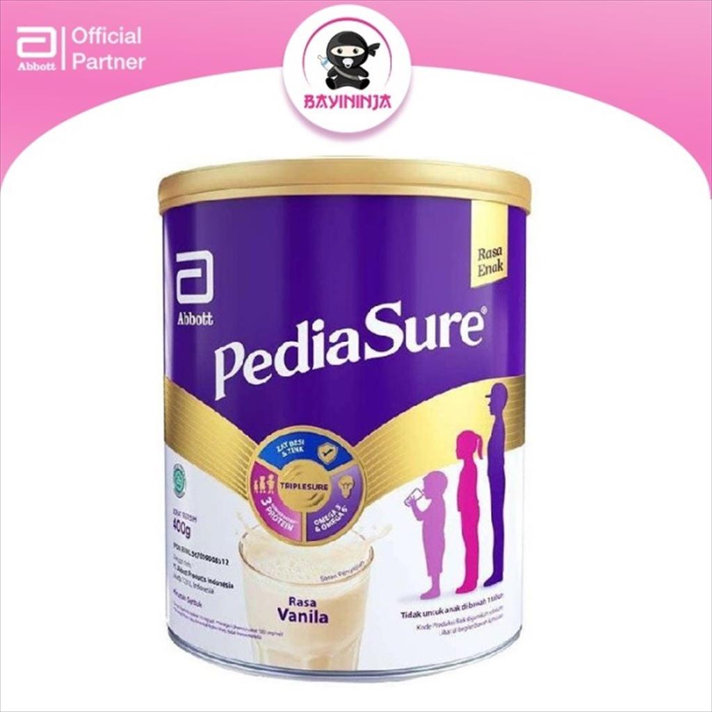 PEDIASURE Triplesure Vanila Susu Tin 400 g