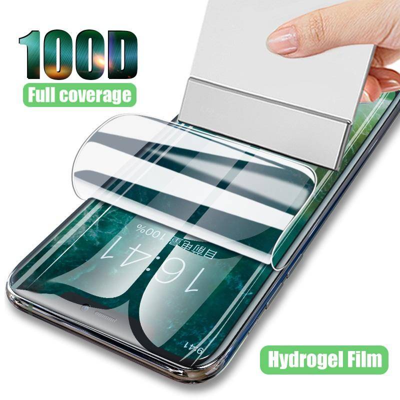 4pcs Pelindung Layar Anti blue light Untuk OPPO Realme U1 V11 V11S V13 V15 V20 V21 V23 V25 V3 V30 V5 Clear Hydrogel Film Glass