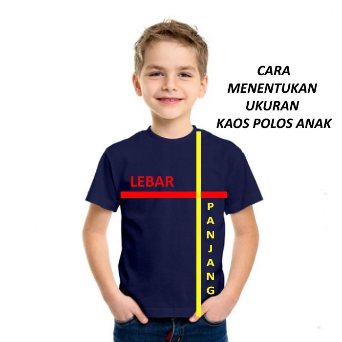 Plazababyku KAOS POLOS ANAK katun untuk Bayi dan Anak - Bahan Katun combed 1-4 TAHUN