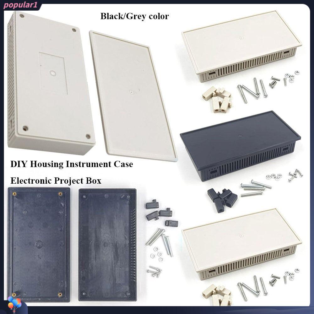 Populer Kotak Proyek Elektronik DIY Text Display Case Kualitas Tinggi Instrumen Kasus