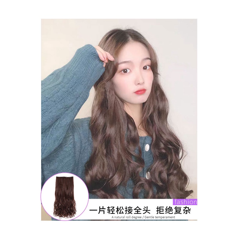 Hair Clip Curly Panjang Hair Extension Hair Clip Extension Hair Clip Panjang Hair Clip Wave Hair Clip Big Layer