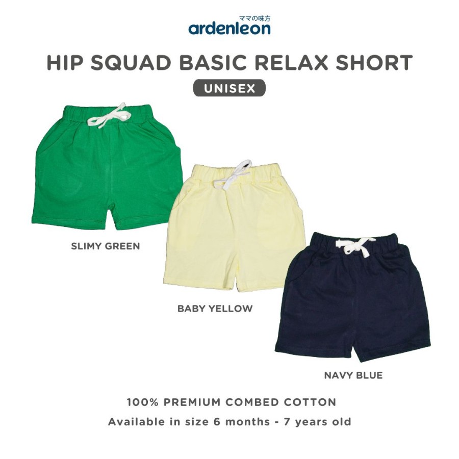 ARDENLEON - Hip Squad Basic Relax Short | Celana Anak