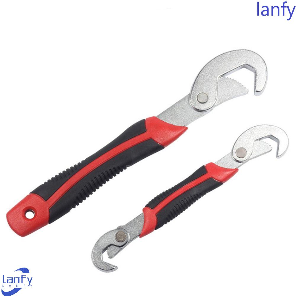 Lanfy Kunci Inggris 8-22/22-32mm Adjustable Repair Tool Non-slip Multi-Fungsi Mecanico Hand Tools Steel Grip Tool Open Ratchet Wrench