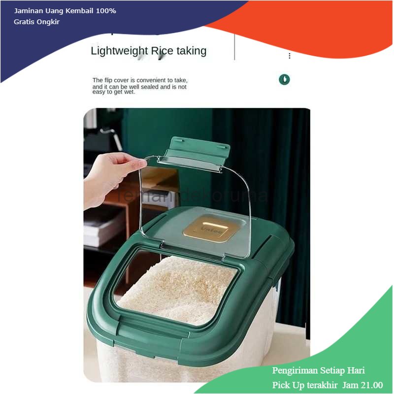 TD - DPR VALOO Tempat Beras Rice Container Box Insect Proof 5KG - 8279