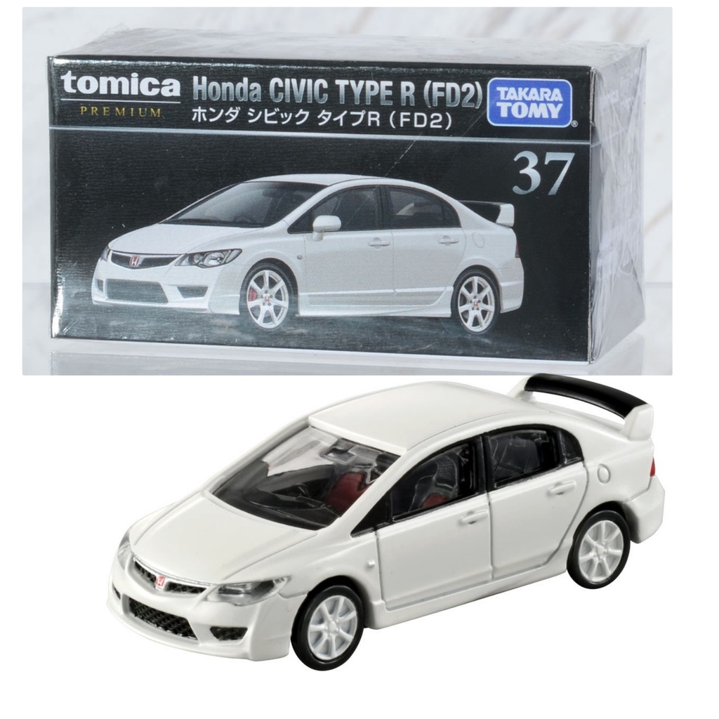 Tomica Premium 37 Honda Civic TypeR (FD2) Putih