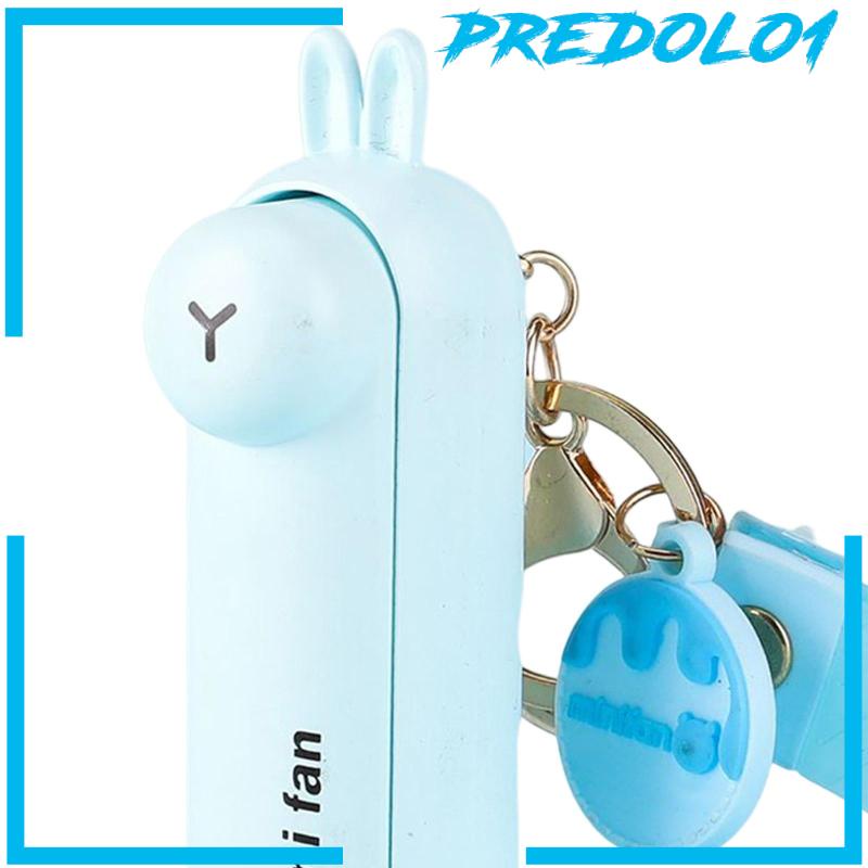 [Predolo1] Gantungan Kunci Kipas Angin Portable Mini Fan USB Pocket Fan Untuk Rumah Outdoor Olahraga Travel