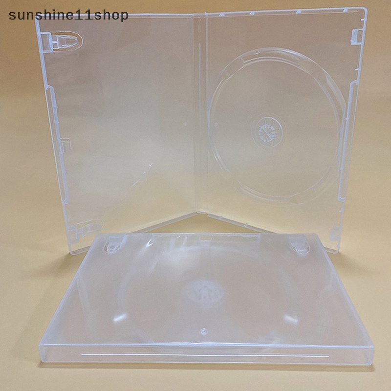 Sho Kotak CD Bawah Transparan Kosong CD Case Plastik PP Milky Transparan CD Case CD Case Kapasitas 1disk N