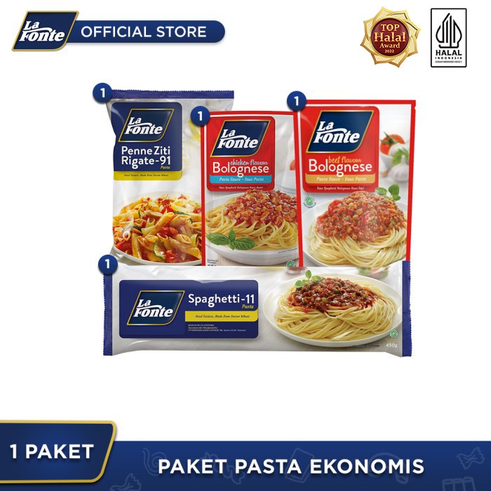 

Promo Bisa COD La Fonte - Promo Paket Pasta Ekonomis 2