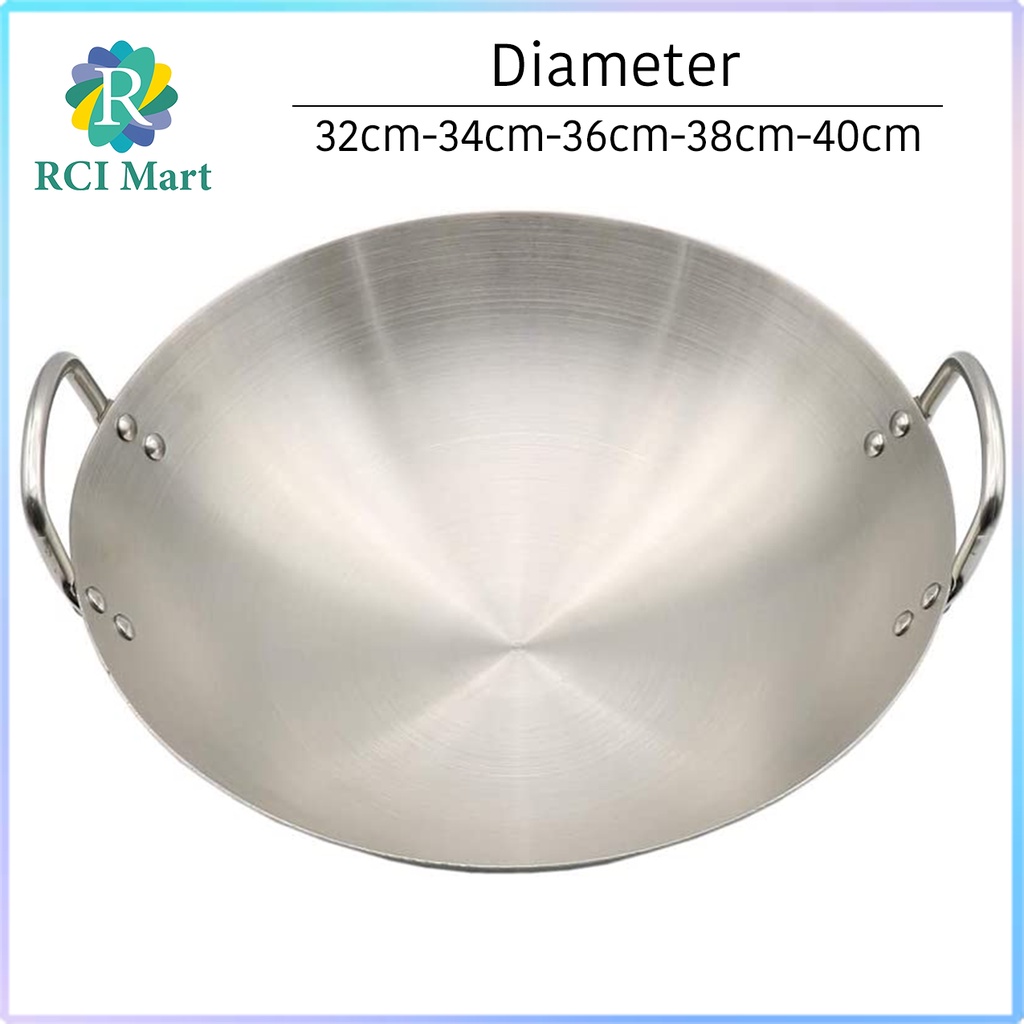 Tajimawa Wajan Stainless Steel / Kuali / Wok - RCI Mart